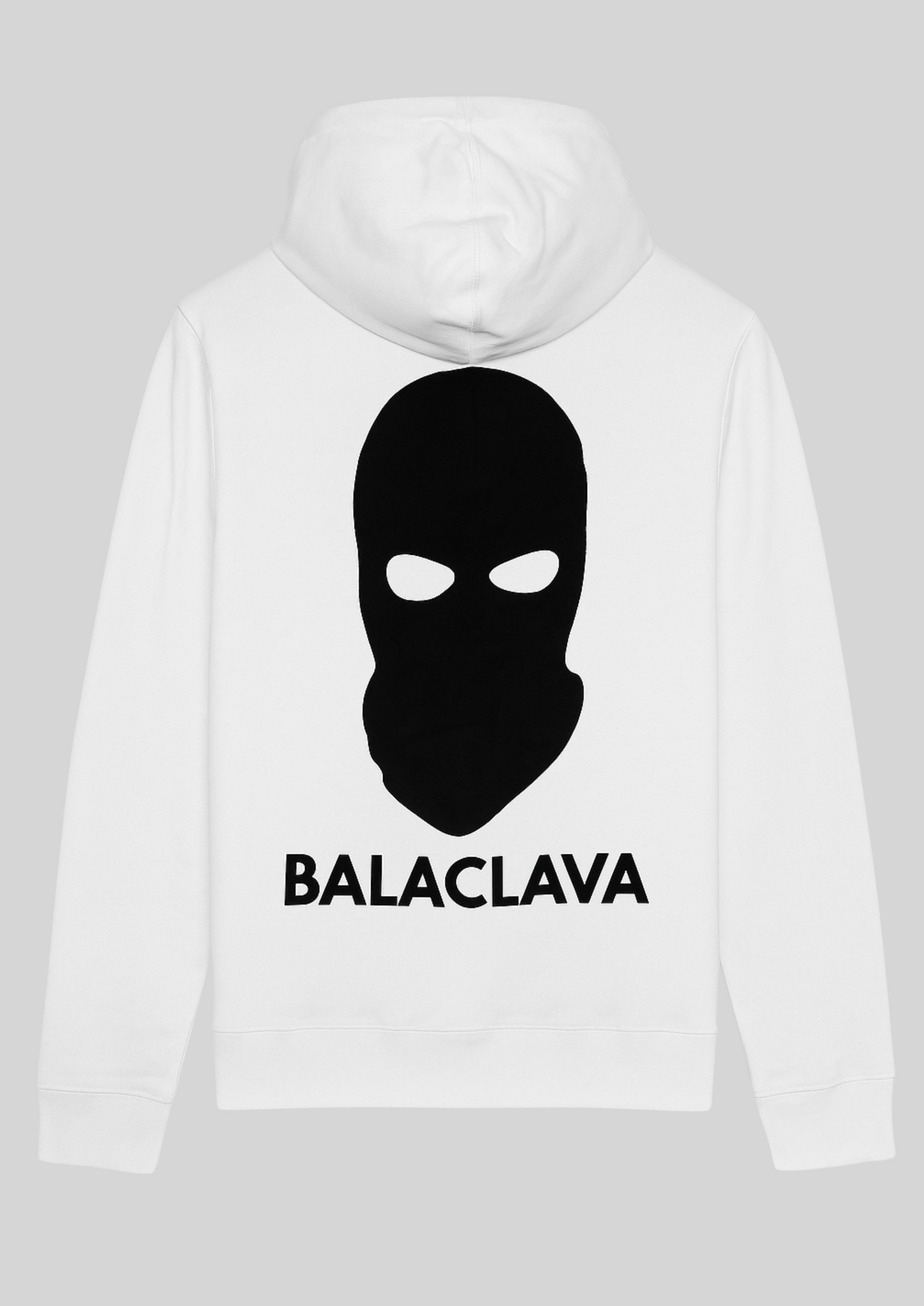 REGULAR FIT HOODIE WHITE/BLACK